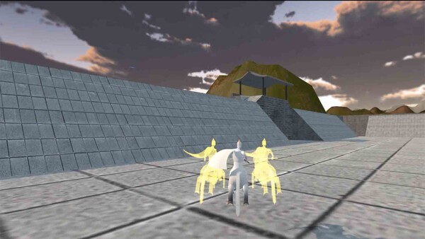 Screenshot of 汉末纷争三国 gameplay showing in-action mechanics
