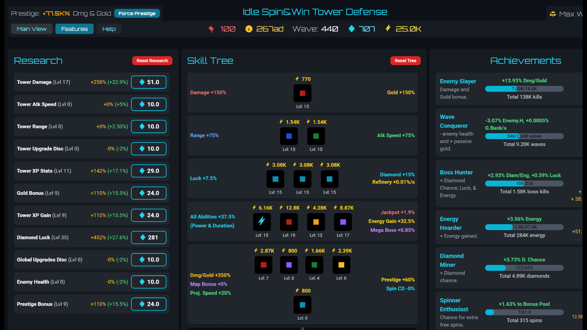 Idle Spin&Win Tower Defense screenshot #4
