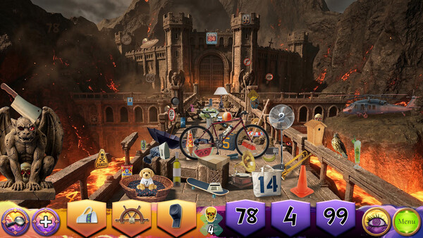 Screenshot of Claire Darksage and the Penumbra Deaths Collector's Edition gameplay showing in-action mechanics