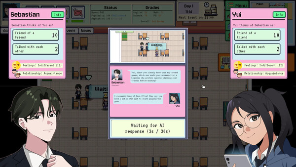 Скриншот 2 из AI School Simulator
