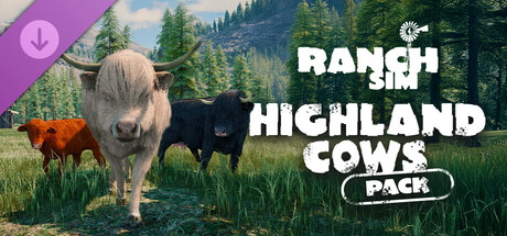 Ranch Simulator: Highland Cows Pack - Build, Farm, Hunt