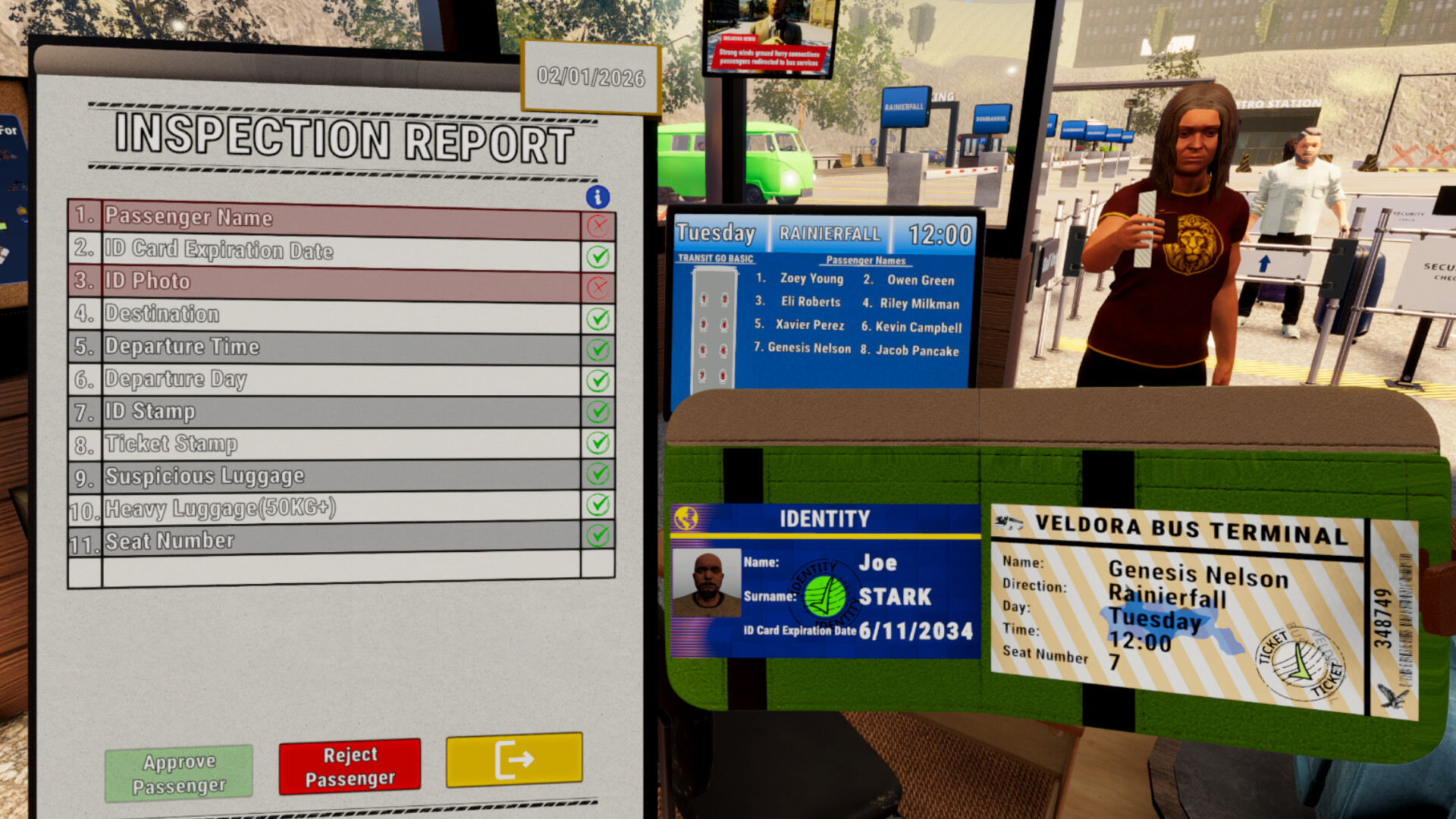 Bus Terminal Simulator screenshot 2