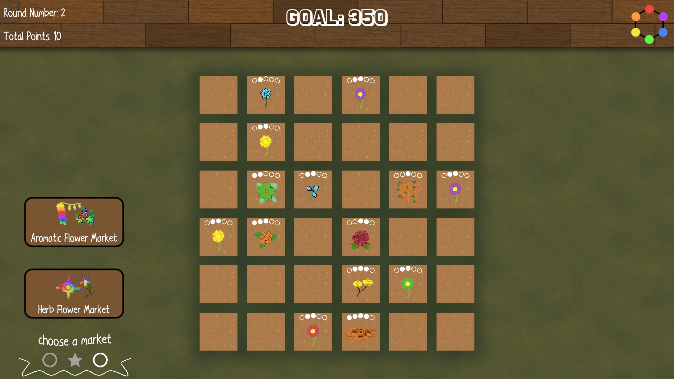 Flower Dice