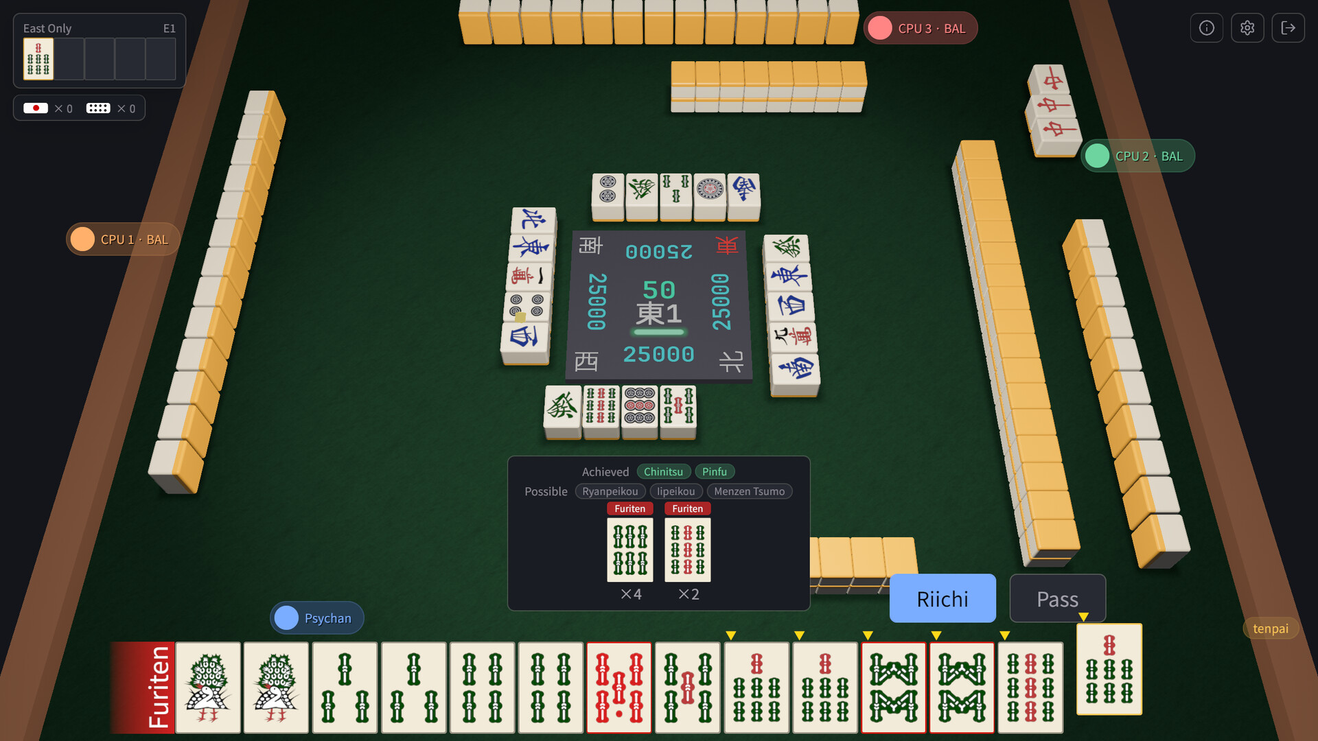 Agari — Riichi Mahjong screenshot 5