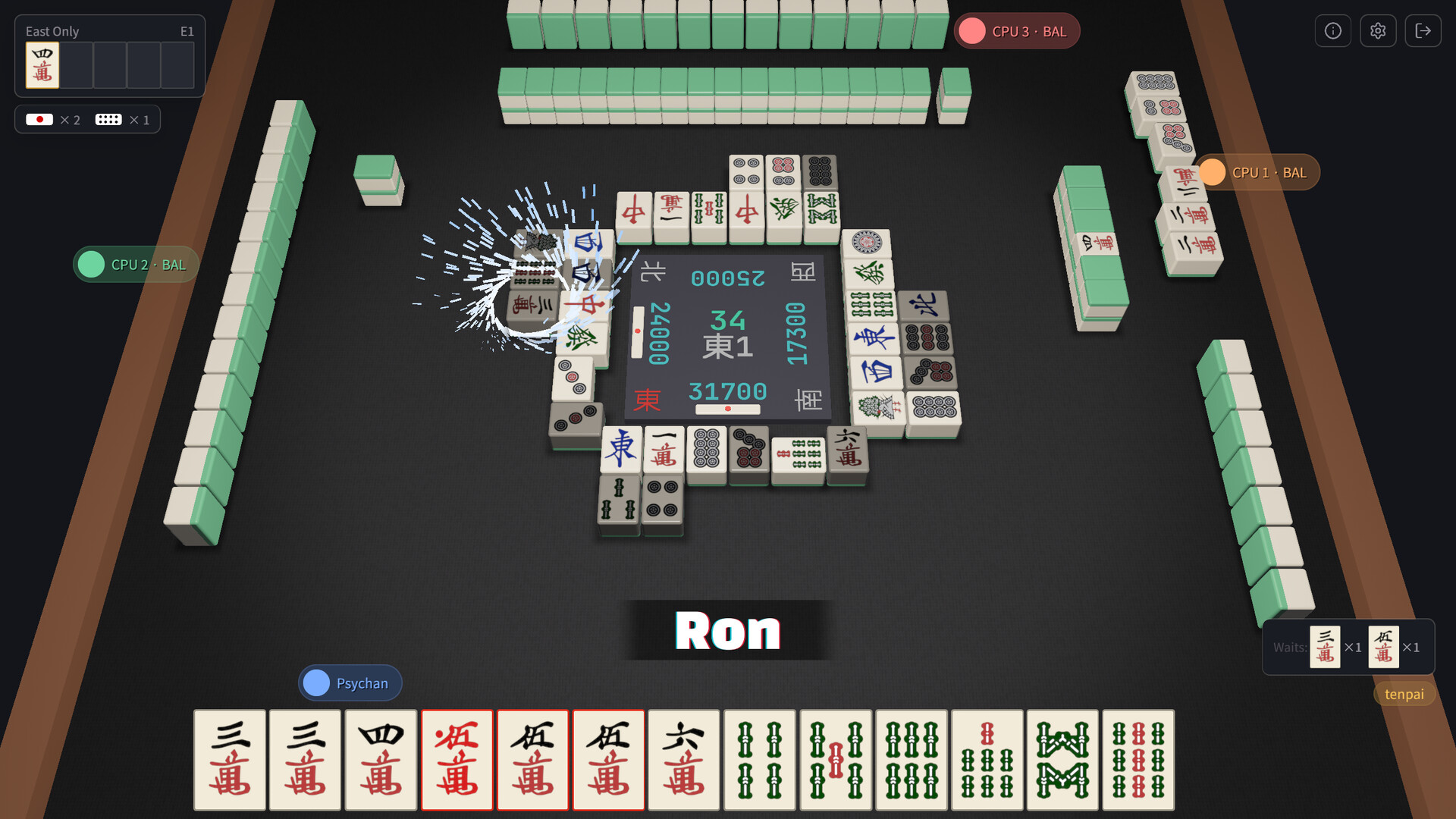 Agari — Riichi Mahjong screenshot 1