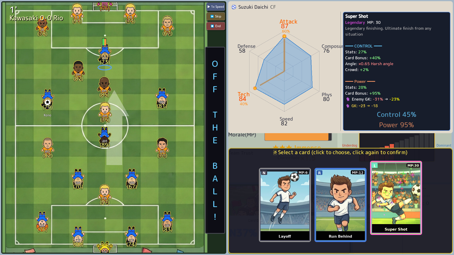 Football Rising:Zero to Hero Demo screenshot 1