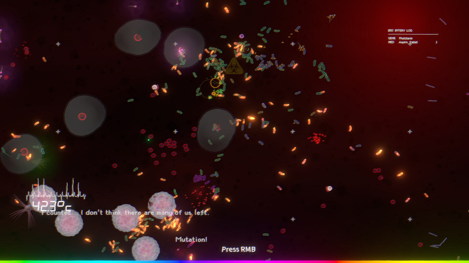 Germ Swarm: Evolution & Mutation screenshot 1