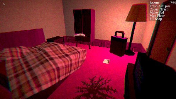 Screenshot of Motelia gameplay showing in-action mechanics