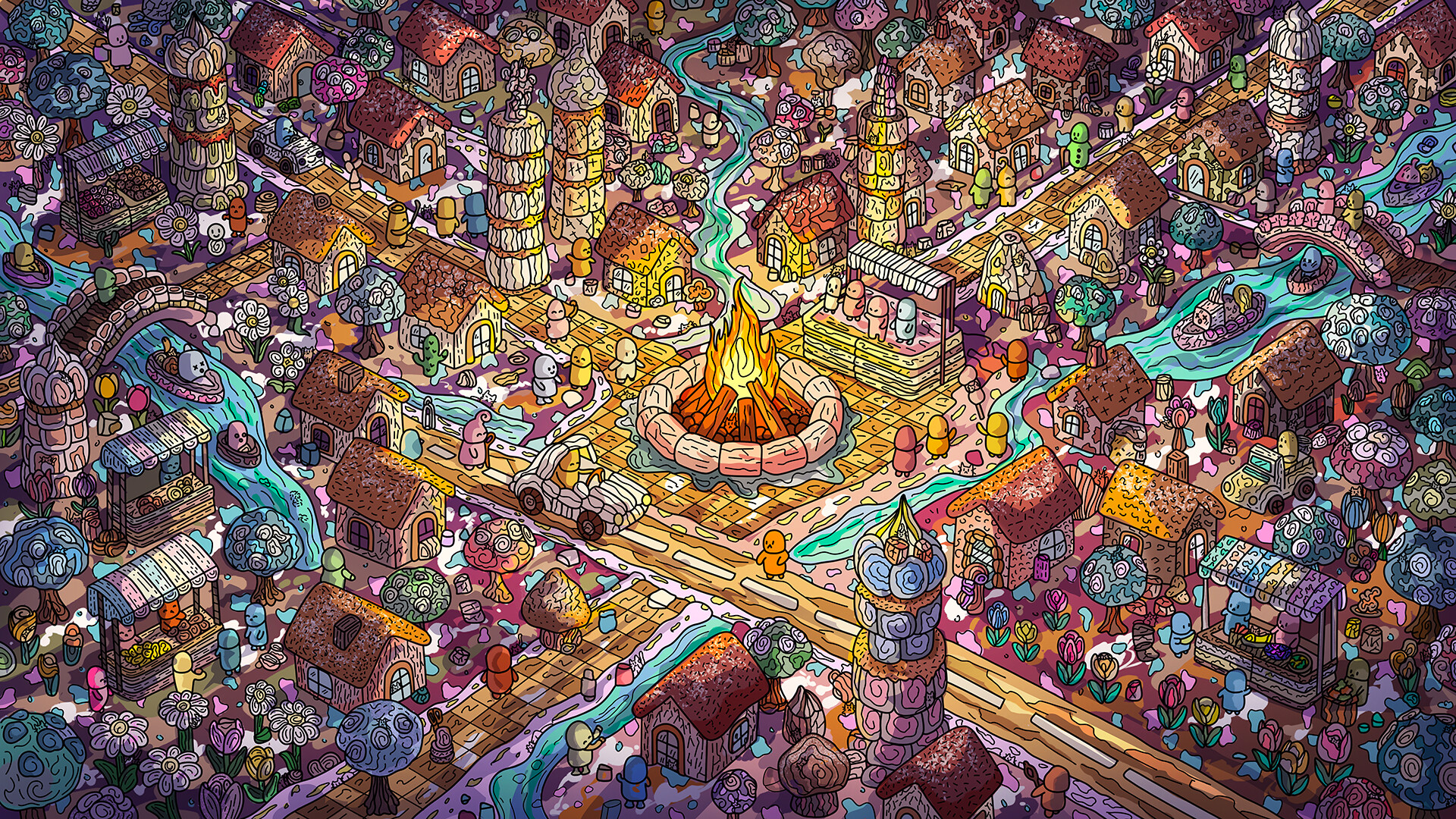 100 Marshmallow Cats - Artbook Featured Screenshot #1