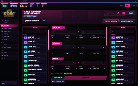 Скриншот 3 из игры The Pay Window: 80s Wrestling Simulator