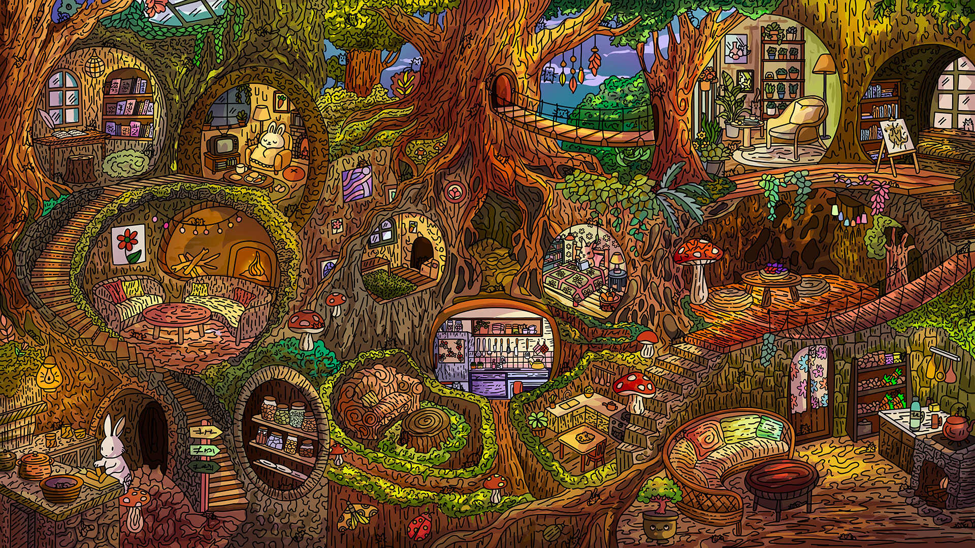 100 Sherwood Cats - Artbook Featured Screenshot #1