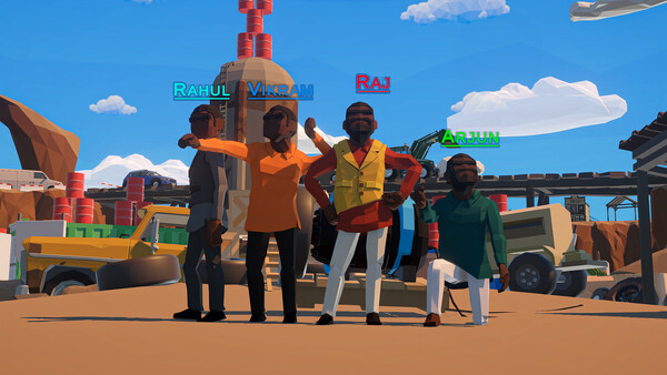 Screenshot of INDIAN TIRE LAUNCHER TOGETHER gameplay showing in-action mechanics