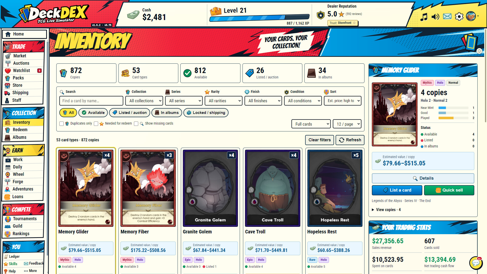 DeckDEX - TCG Live Simulator screenshot 6