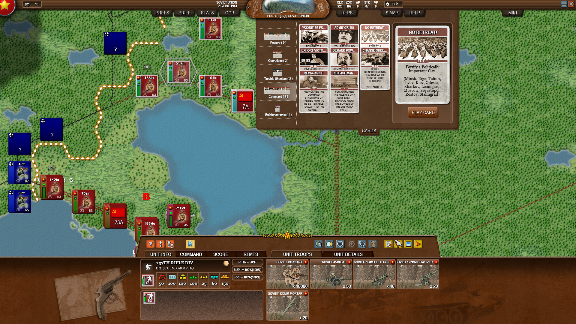 Decisive Campaigns: Barbarossa screenshot #7