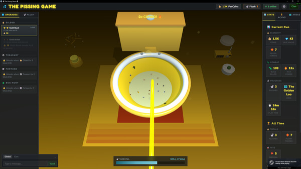 The Pissing Game game for Linux 1