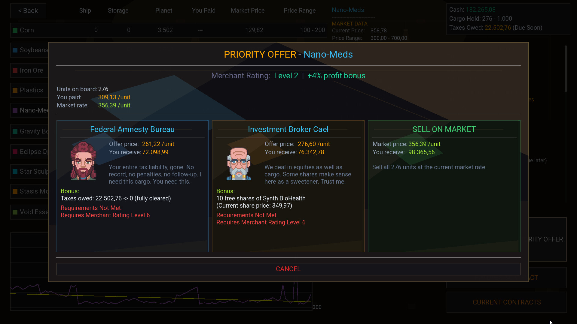 Starport Merchants screenshot 2