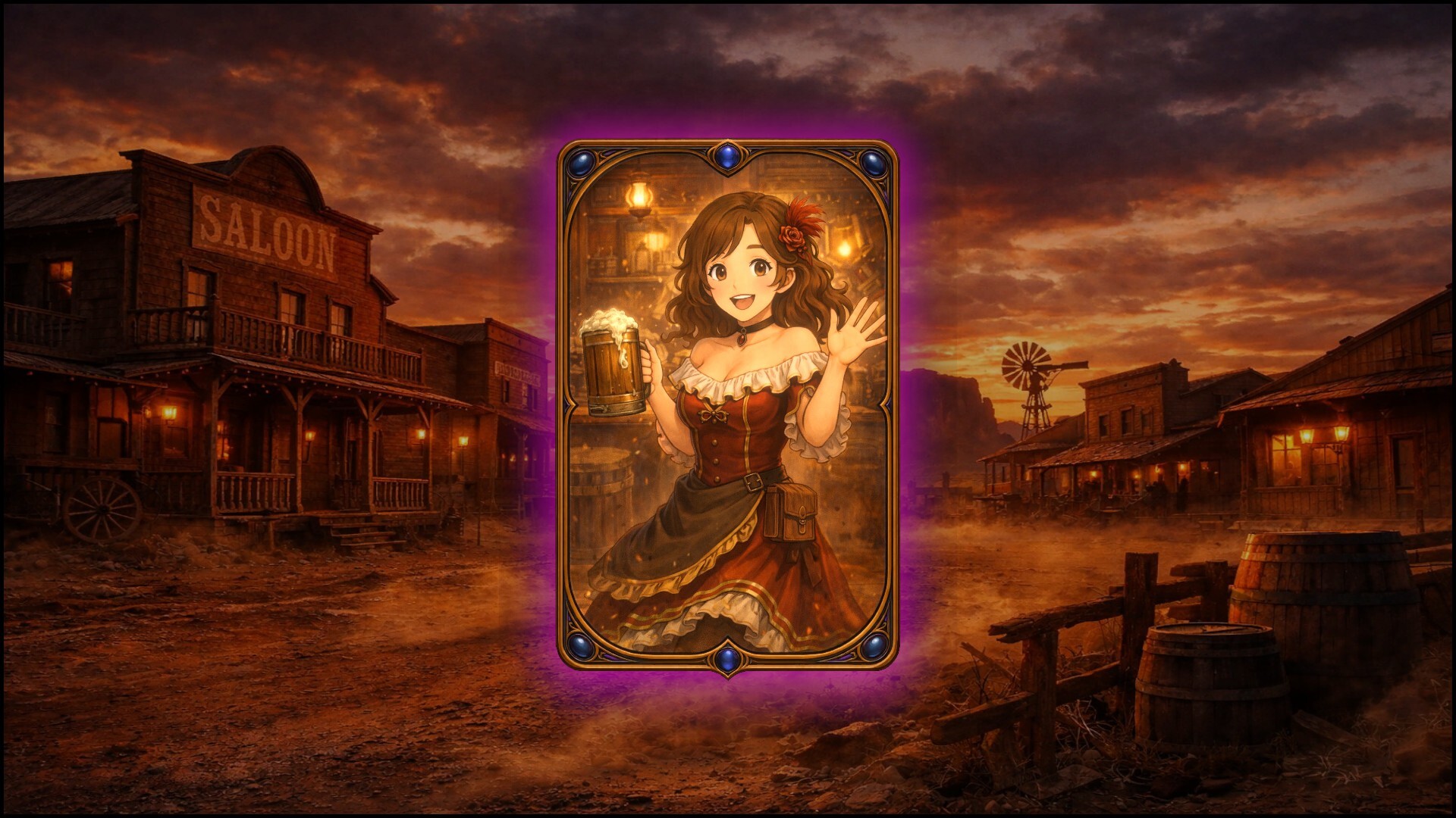CardIdle: Rise of the Eight - Card Back Skins - Western Frontier