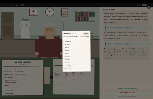 Screenshot 4 of Physician Simulator - final gameplay screenshot
