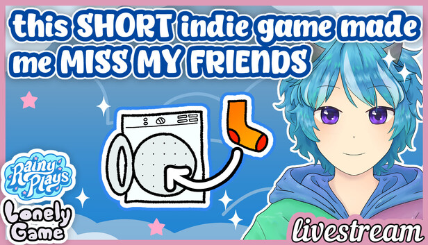 this SHORT indie game made me MISS MY FRIENDS | Rainy Plays Lonely Game Livestream