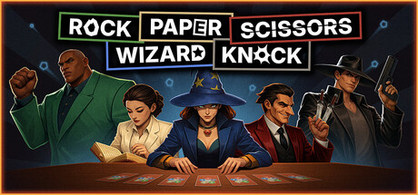 Steam cover for Rock Paper Scissors Wizard Knock.