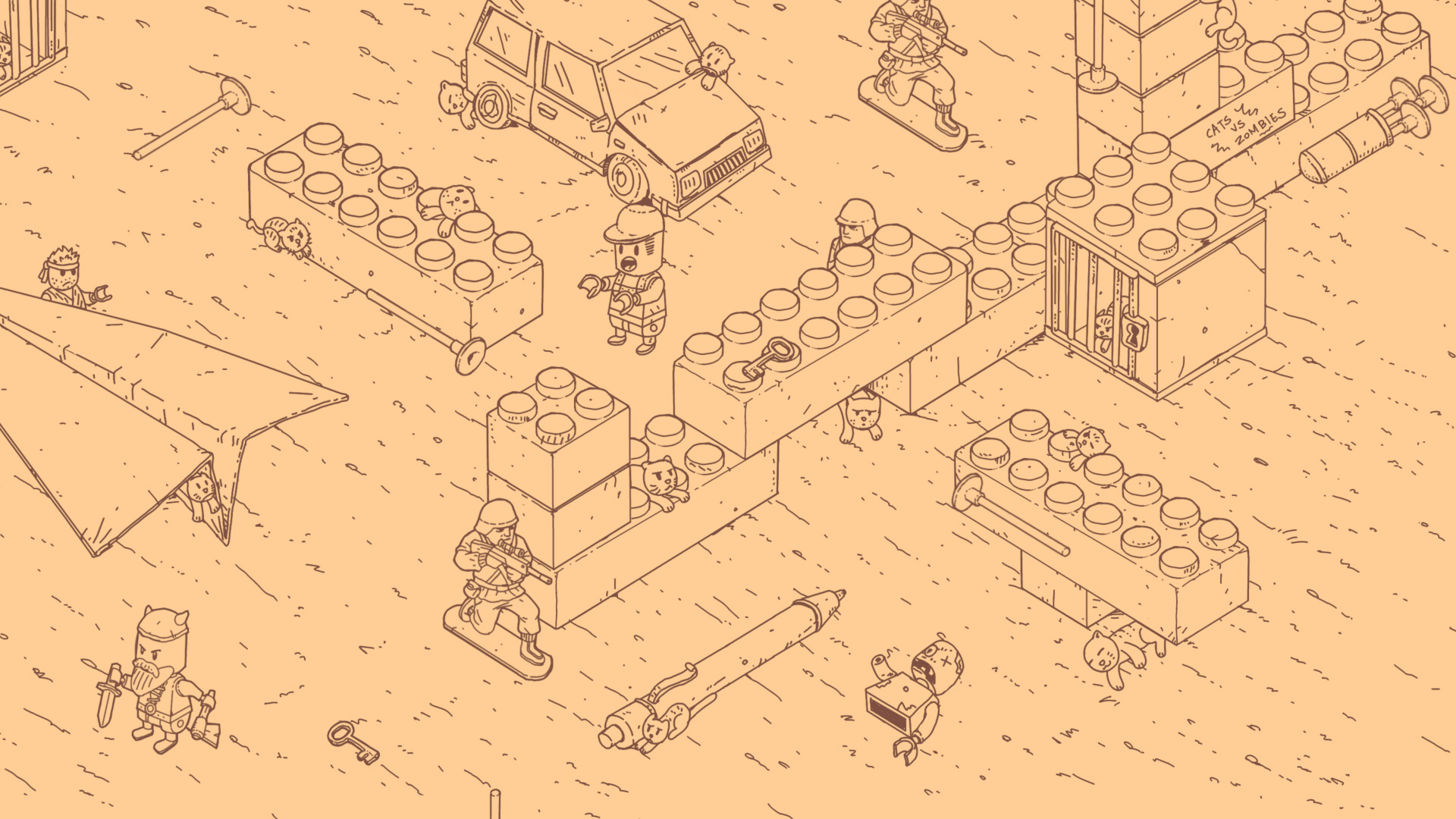 Tiny Cats vs Toys screenshot #12