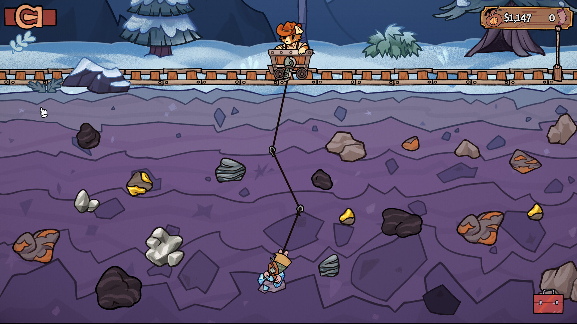 Pup & Mole: Gold Rush screenshot 2