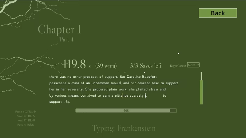 Typing Frankenstein video 2