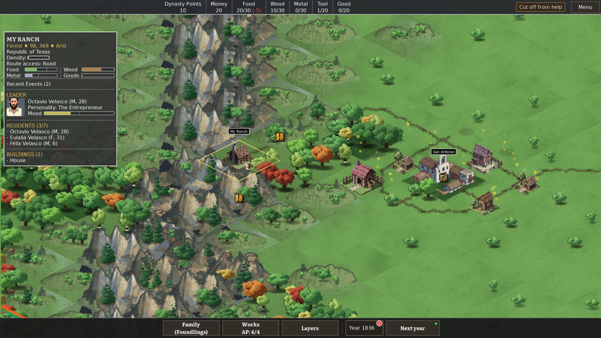 Salt and Soil: A Frontier Family Sim screenshot 5