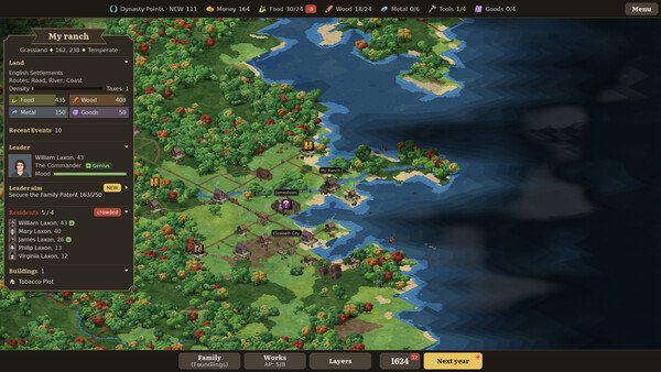 Salt and Soil: A Frontier Family Sim — 1