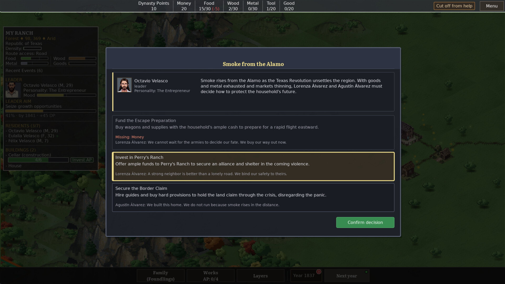 Salt and Soil: A Frontier Family Sim screenshot 3