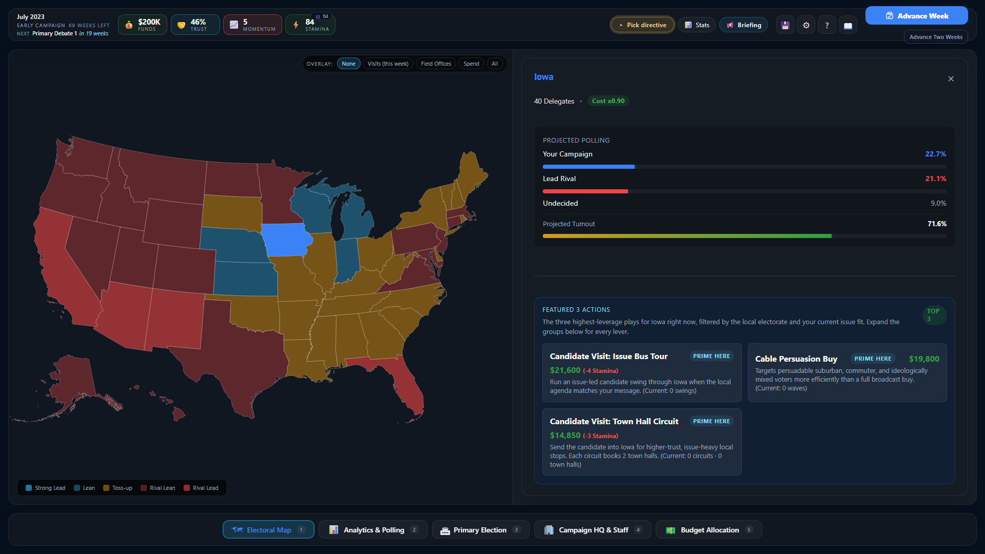 Politisim screenshot 2