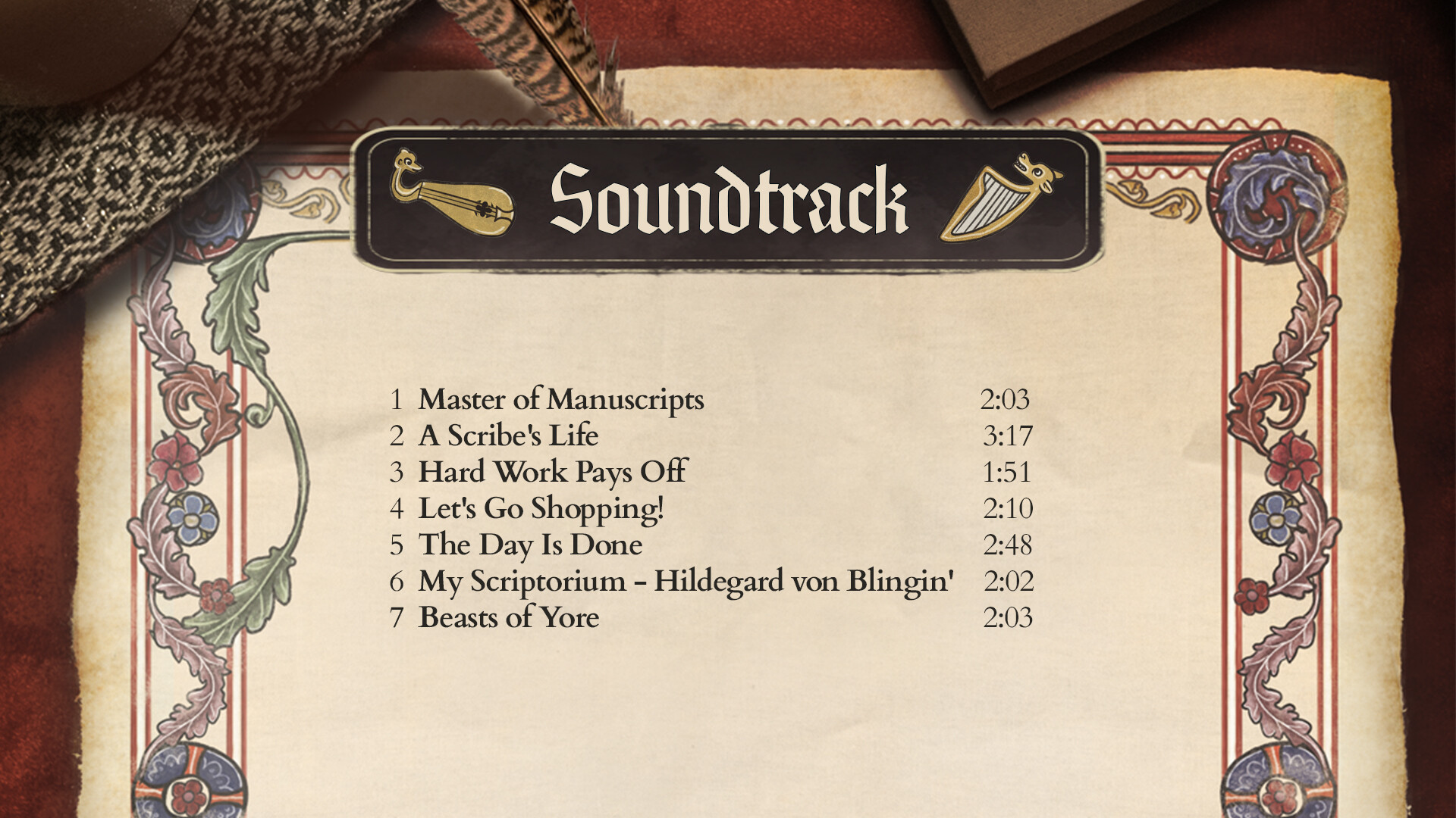 Scriptorium: Master of Manuscripts - Music & Art Pack Featured Screenshot #1