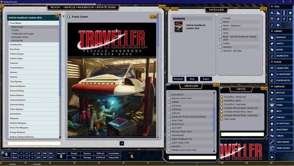 Fantasy Grounds - Vehicle Handbook Update 2026