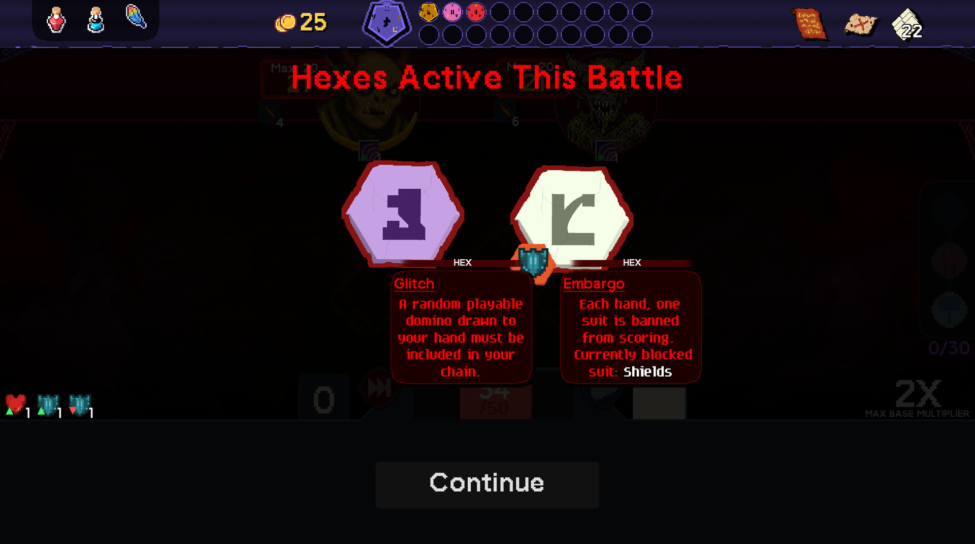 Pipfiend: The Demonic Domino Deckbuilder screenshot #6