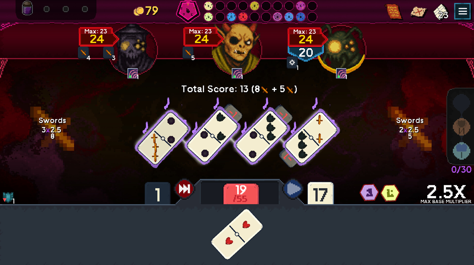 Pipfiend: The Demonic Domino Deckbuilder screenshot #5