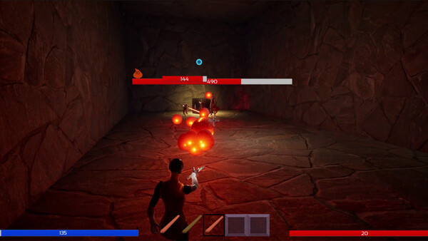 Screenshot of Wandsmith gameplay showing in-action mechanics