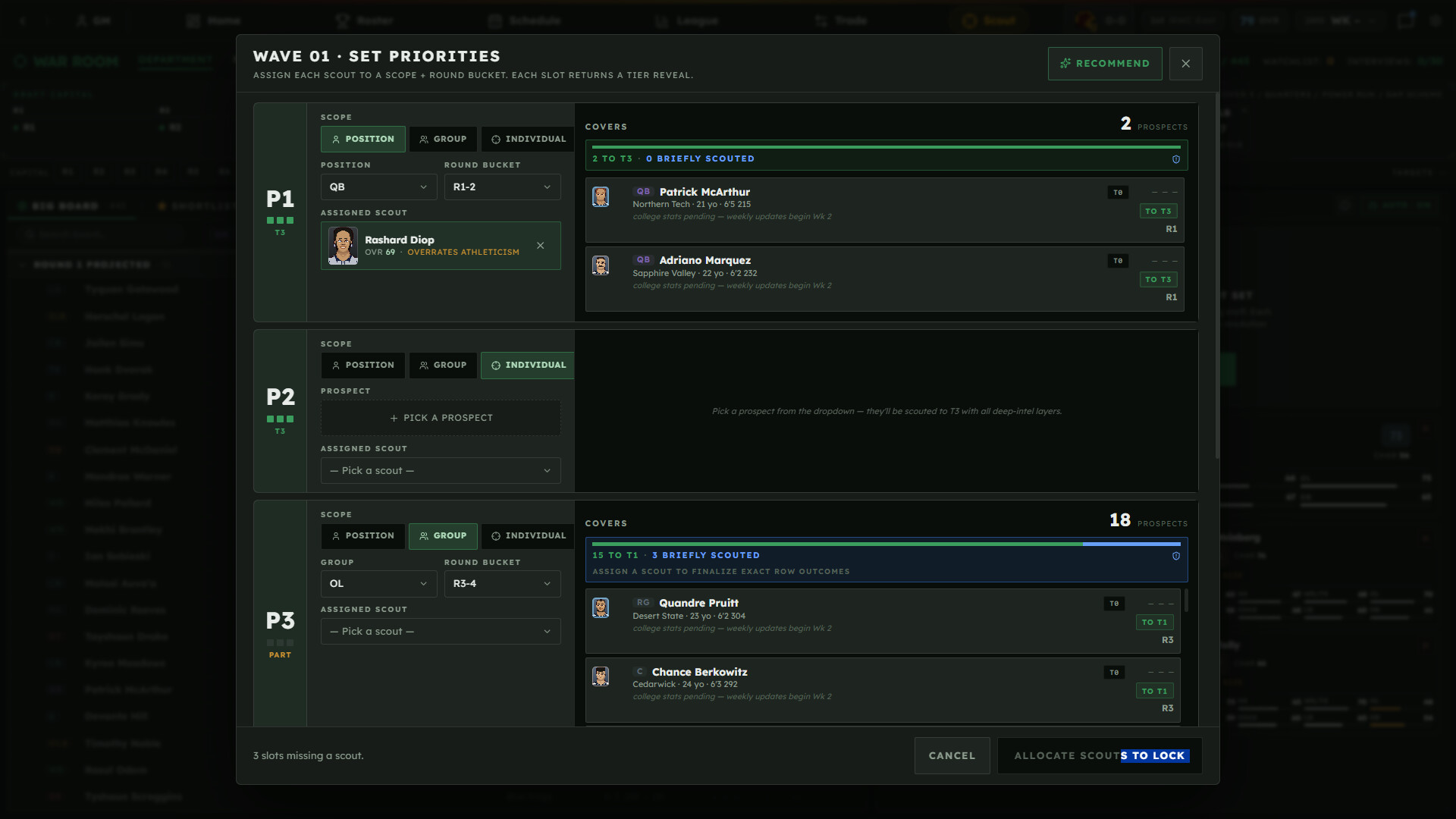 War Room Football screenshot 28
