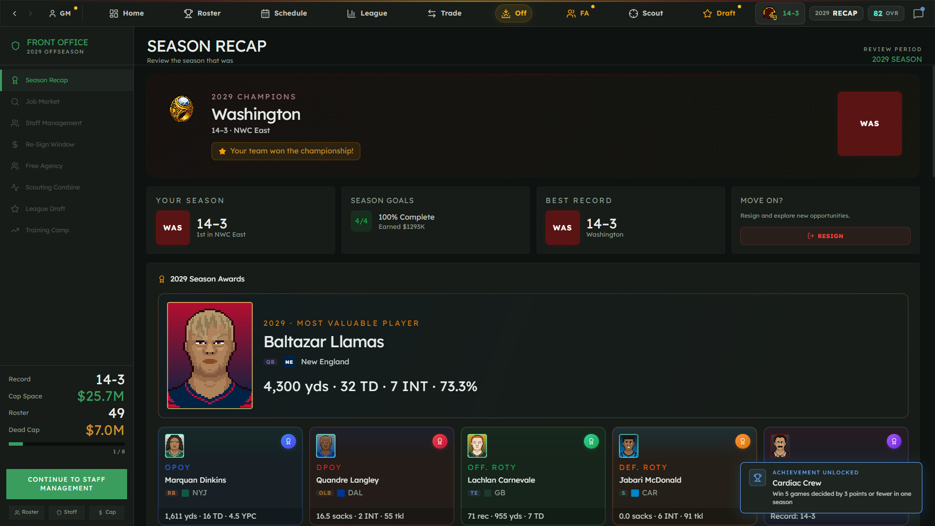 War Room Football screenshot 22