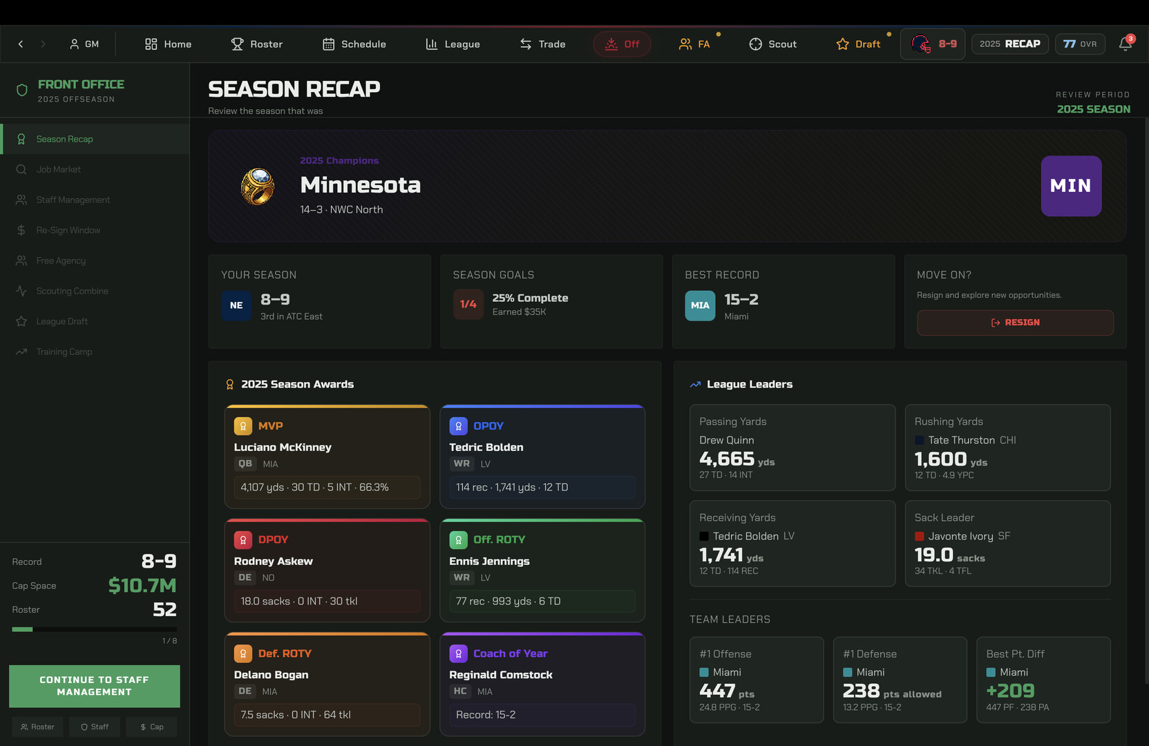 War Room Football screenshot #24