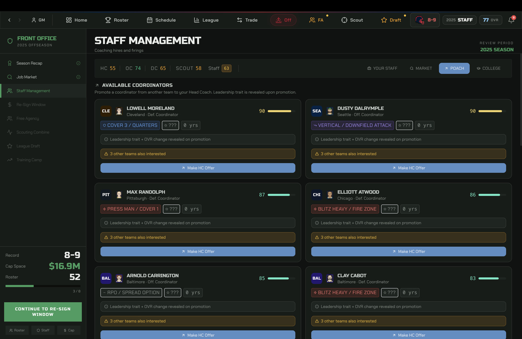 War Room Football screenshot #18