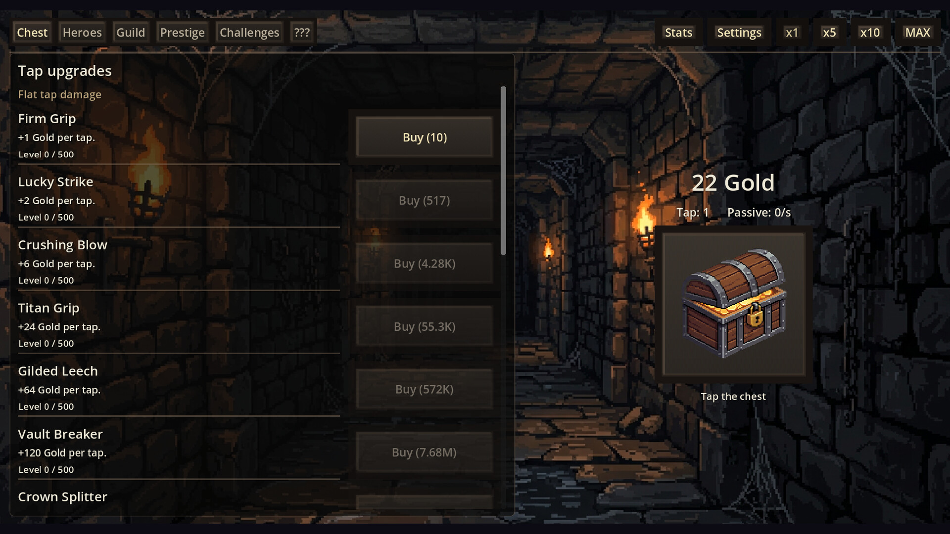 Treasure Clicker screenshot 1