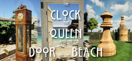 The Clock the Queen and the Door on the Beach