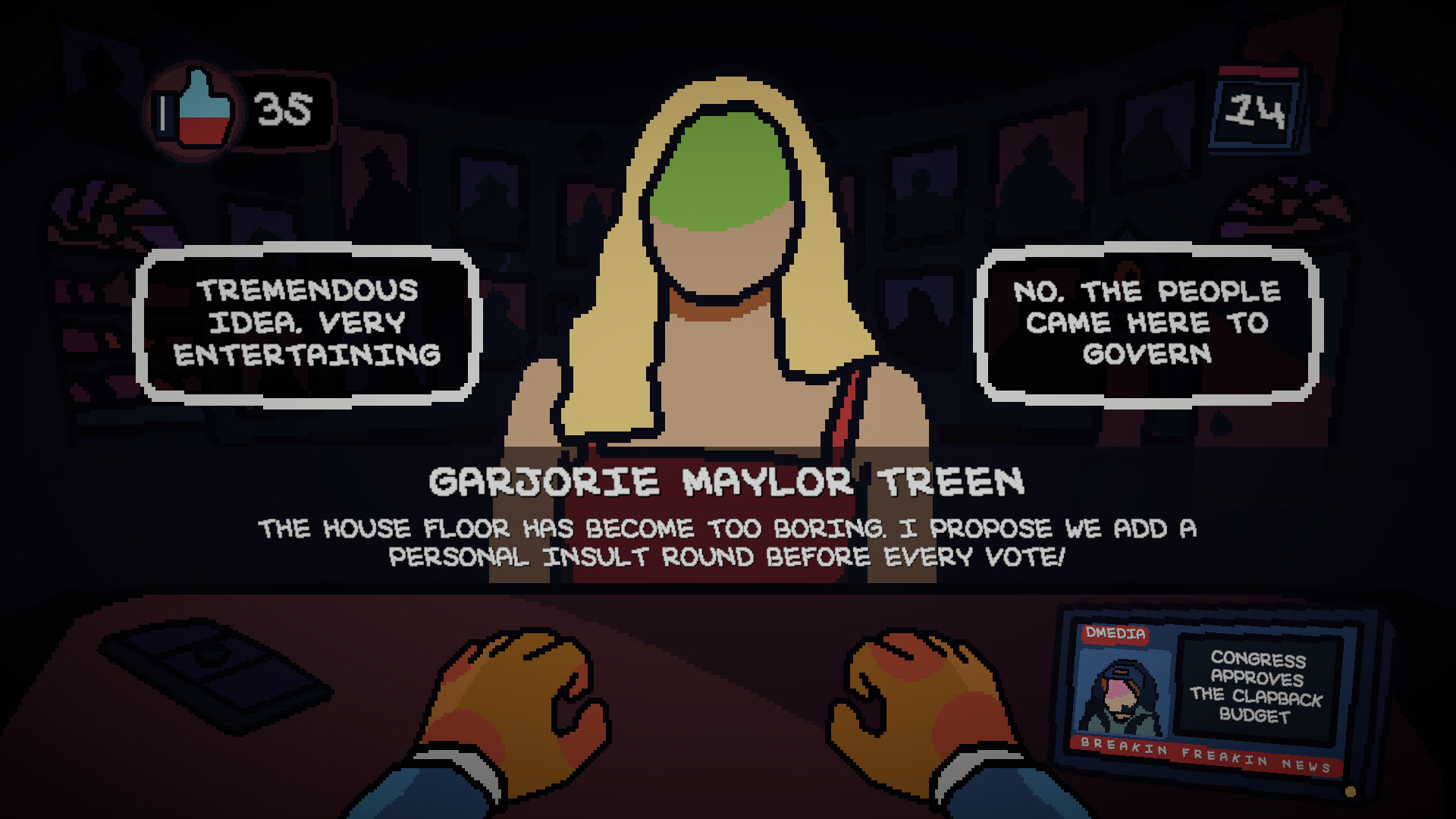 DRUMP SIMULATOR screenshot 1