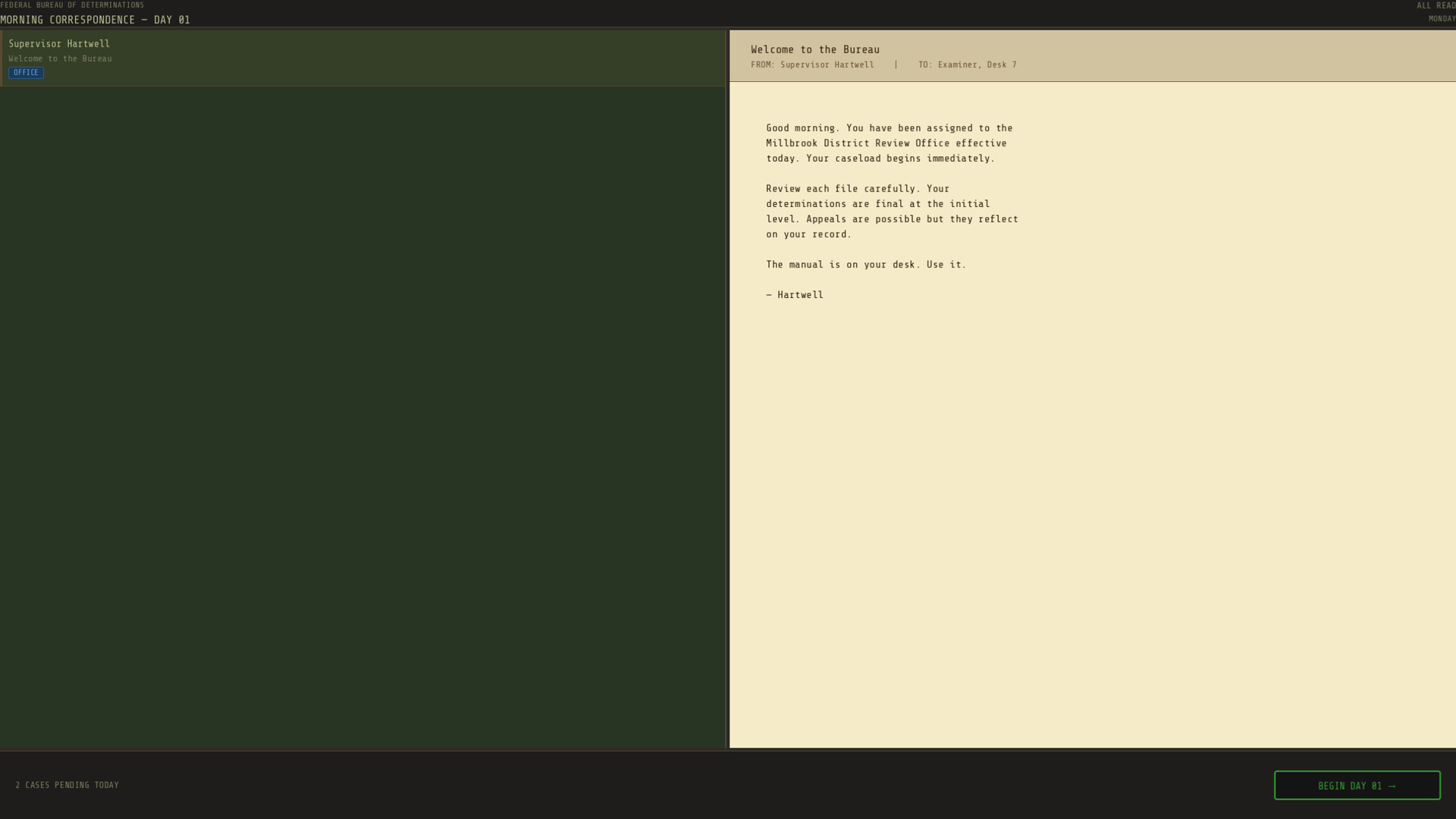 The Determinator screenshot 1