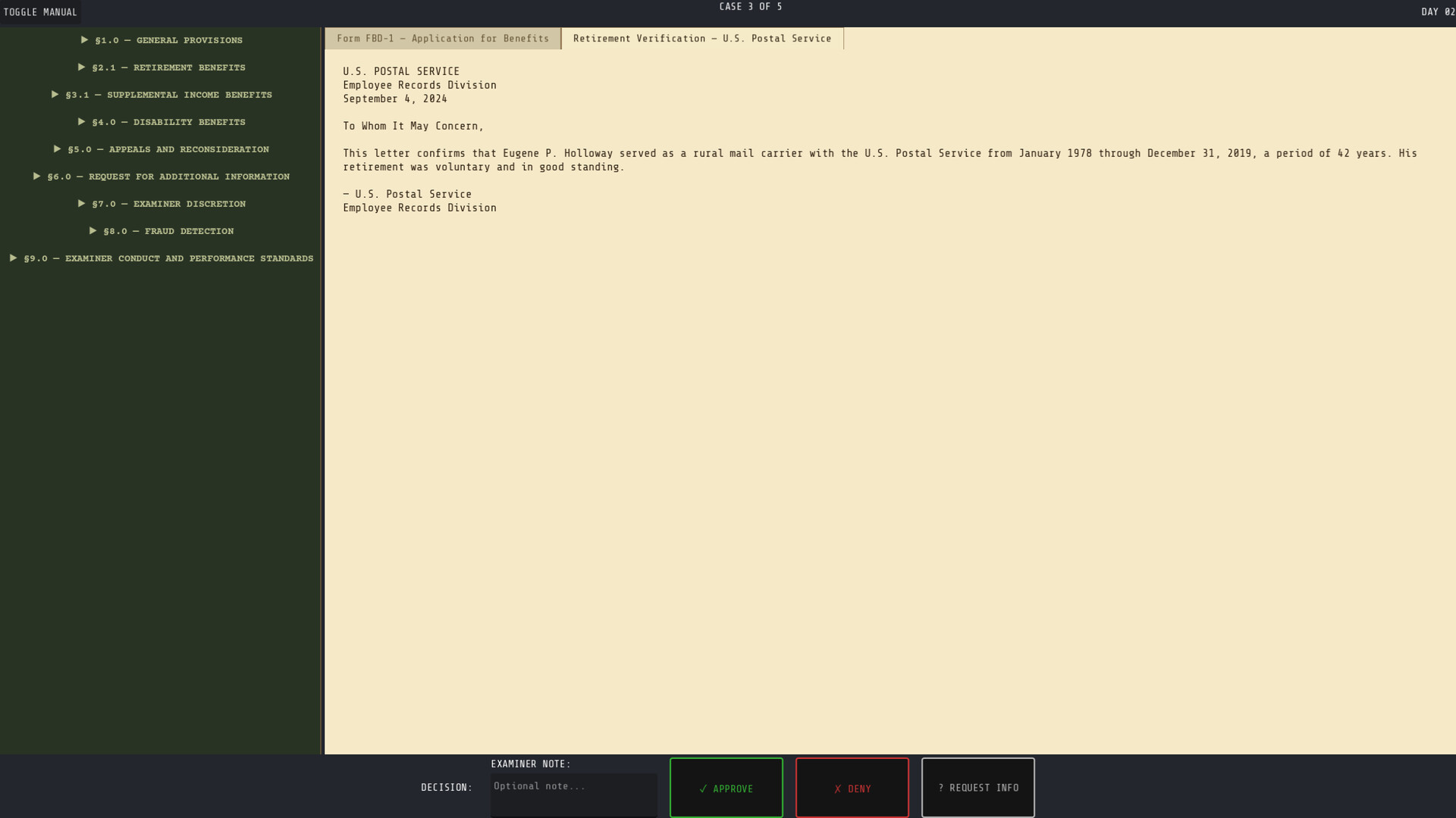 The Determinator screenshot 2