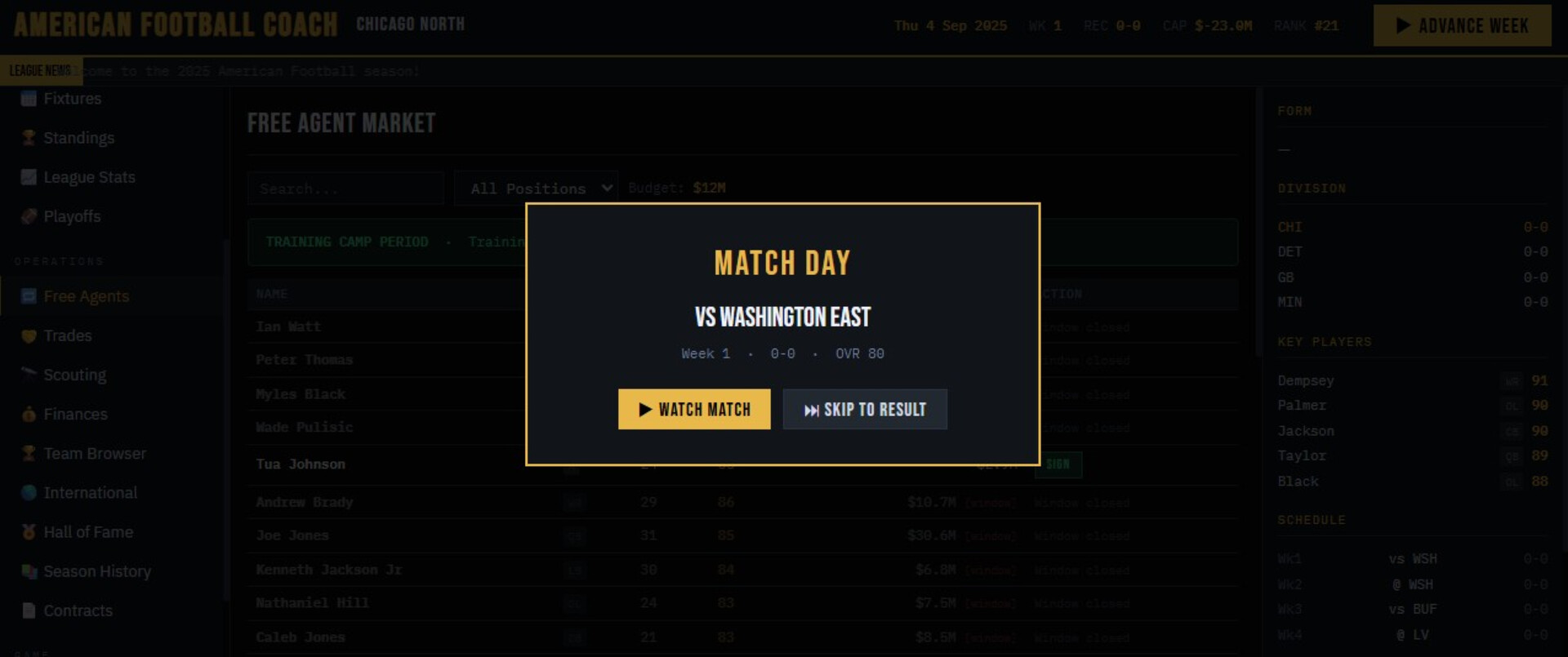 American Football Coach screenshot #2