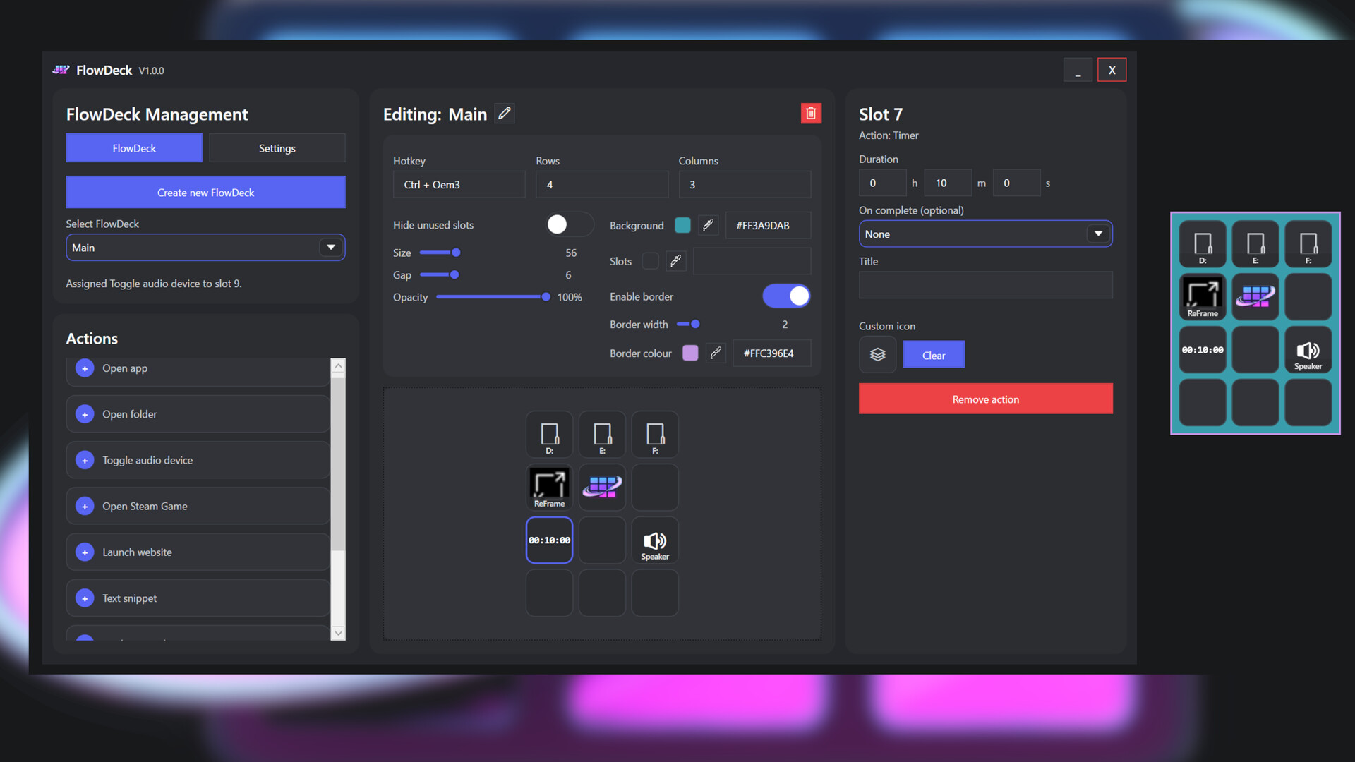 FlowDeck screenshot 1