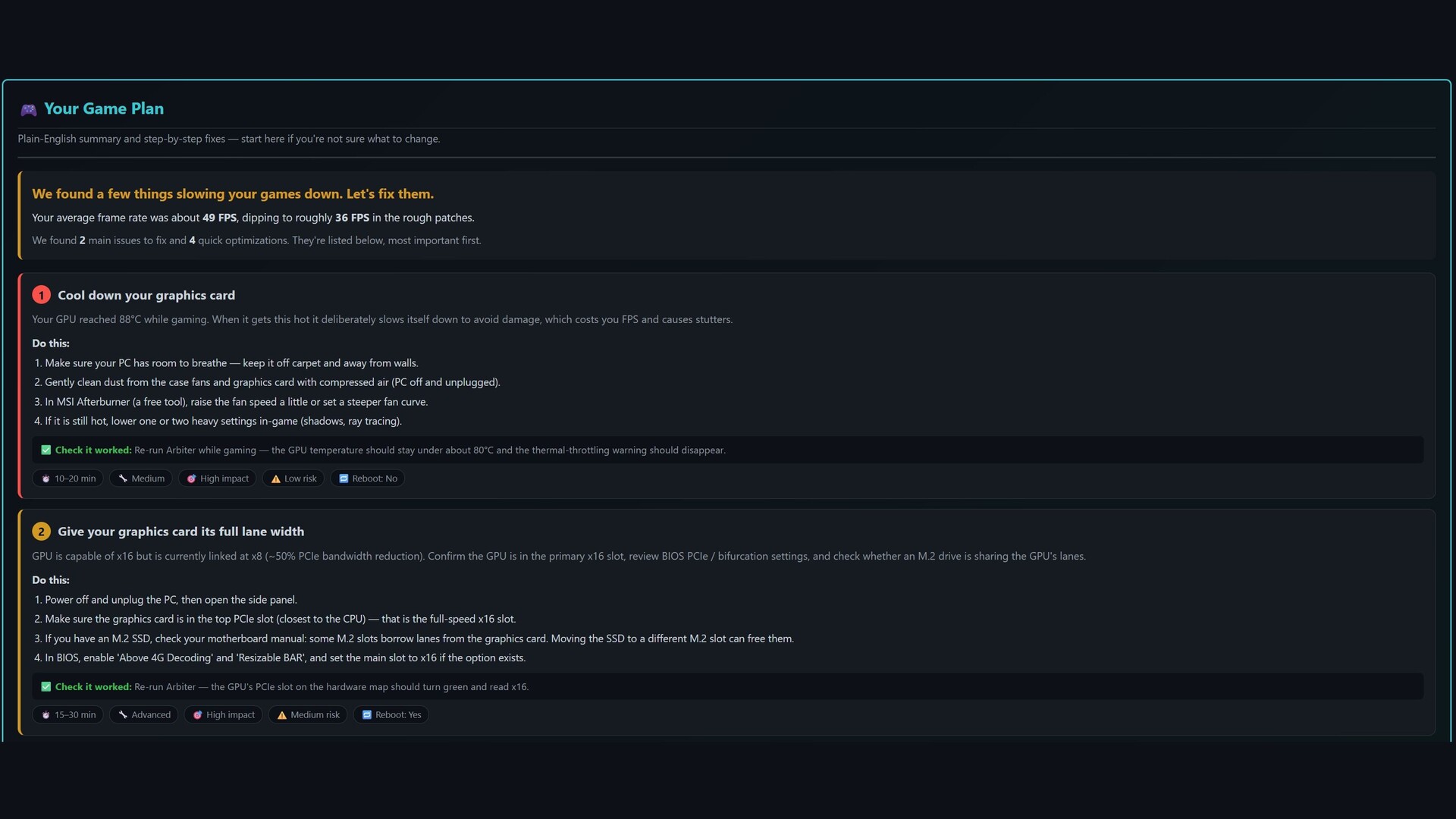 Arbiter Intelligence Professional Gamer Edition screenshot 5