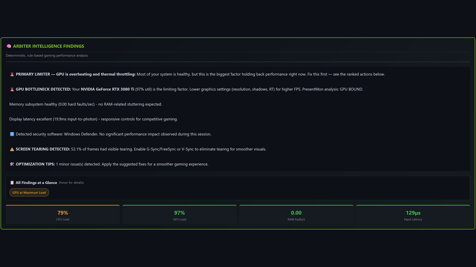 Arbiter Intelligence Professional Gamer Edition screenshot 3