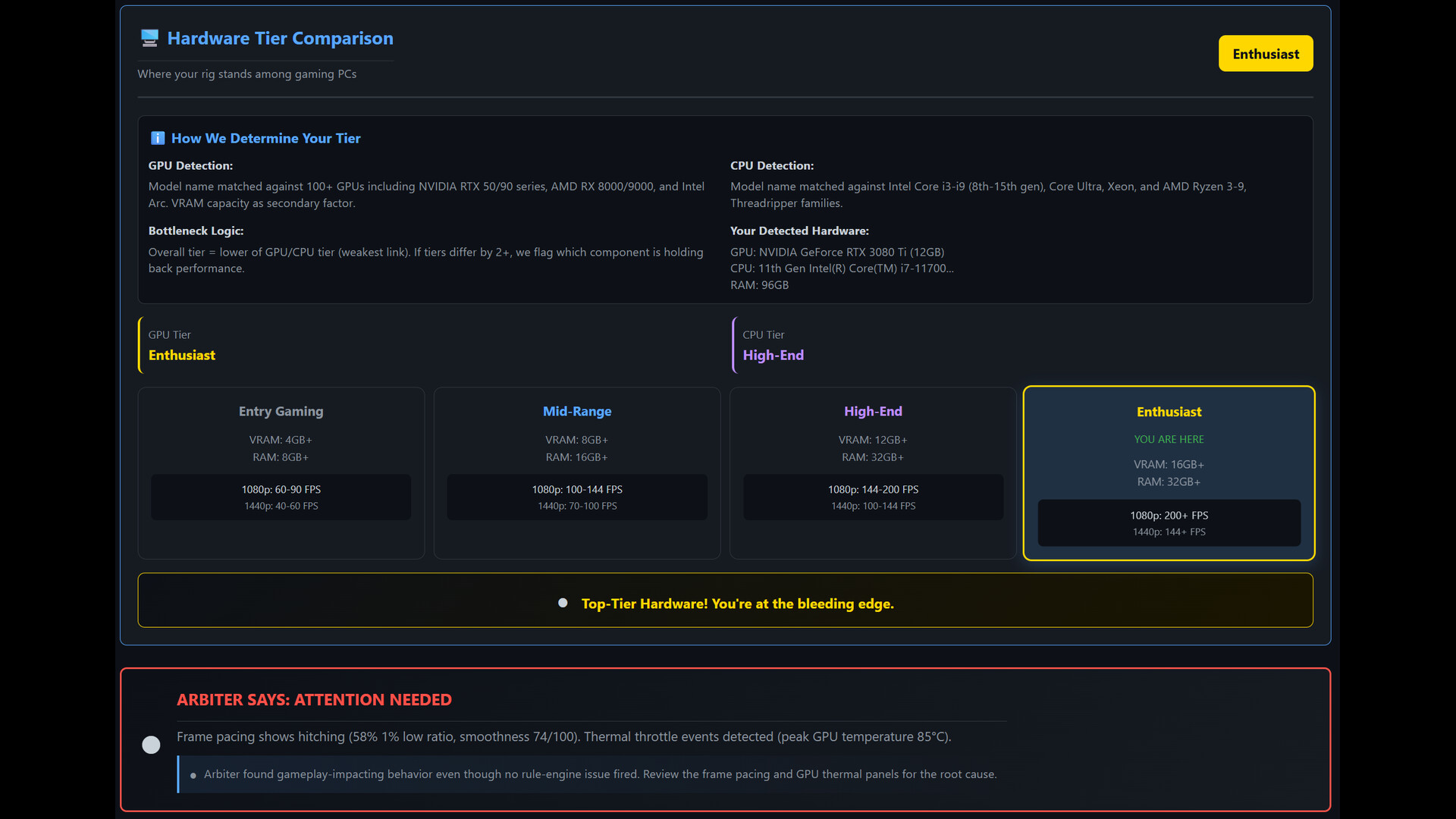 Arbiter Intelligence Professional Gamer Edition screenshot 9